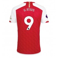 Arsenal Gabriel Jesus #9 Domáci futbalový dres 2023-24 Krátky Rukáv